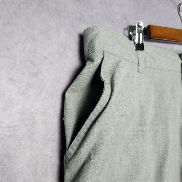 O'Neill Shorts Mens 40 Gray Flat Front Casual Walking Golf Lightweight Polyester - Picture 9 of 11